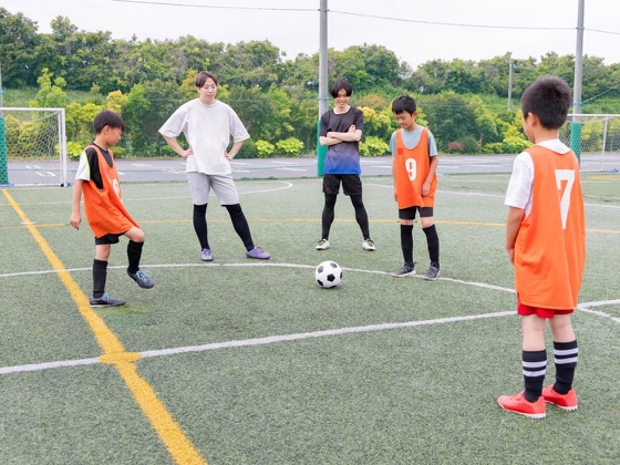 いわきサッカー協会の活動の様子